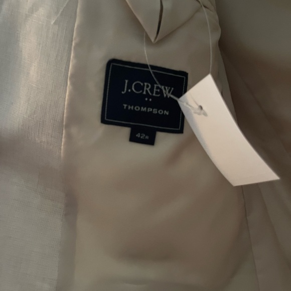 BRAND NEW Cream Mens Linen Jacket - Picture 4 of 5